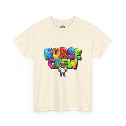 Nurse Crew Graphic Tee — Colorful Cartoon Nurse Appreciation Shirt