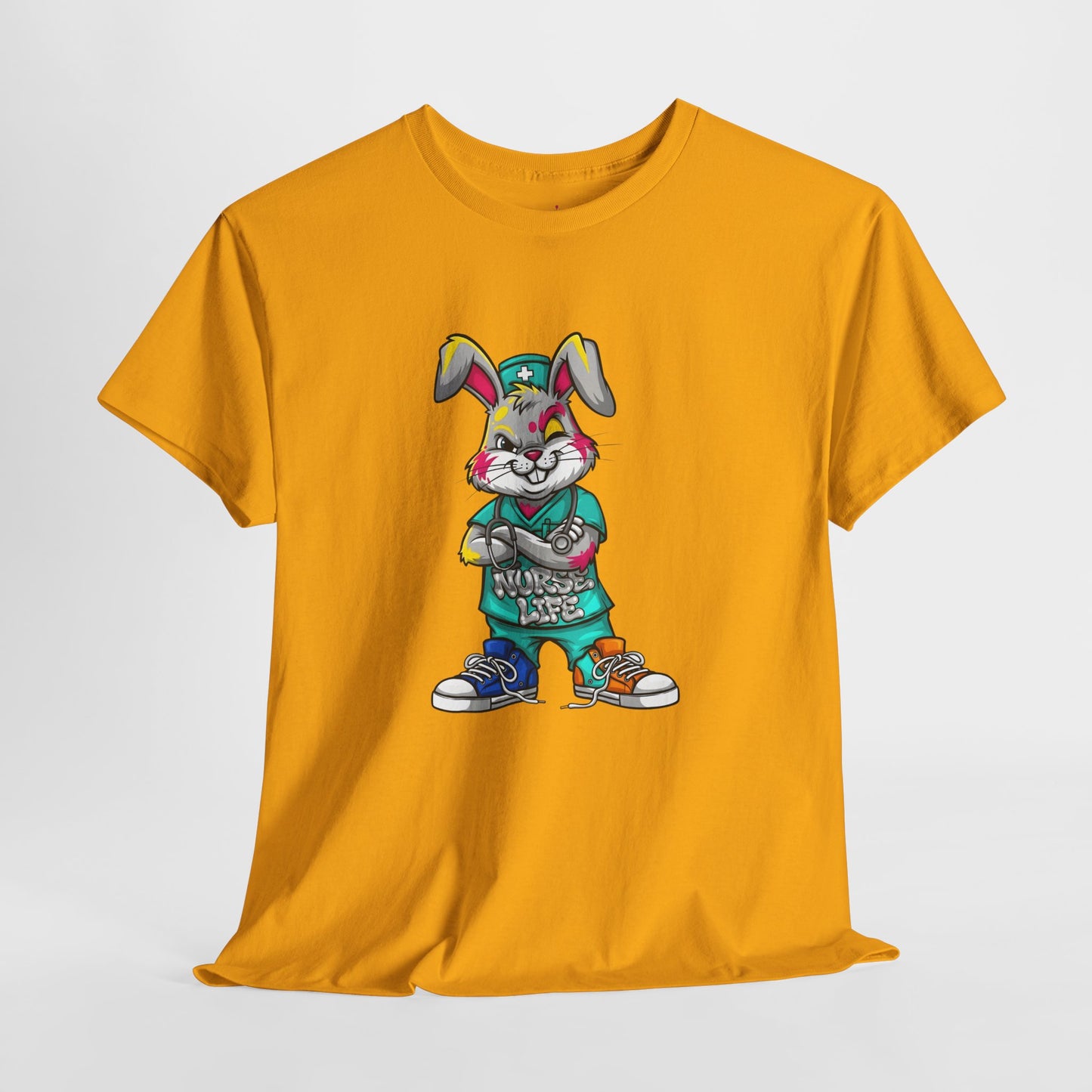 Easter Street Bunny T‑Shirt — Cool Graphic Bunny with "Always Be Kind" Tee