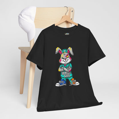 Easter Street Bunny T‑Shirt — Cool Graphic Bunny with "Always Be Kind" Tee