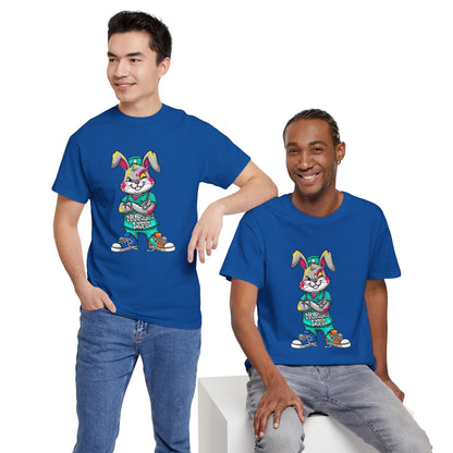 Easter Street Bunny T‑Shirt — Cool Graphic Bunny with "Always Be Kind" Tee