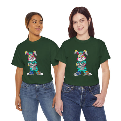 Easter Street Bunny T‑Shirt — Cool Graphic Bunny with "Always Be Kind" Tee