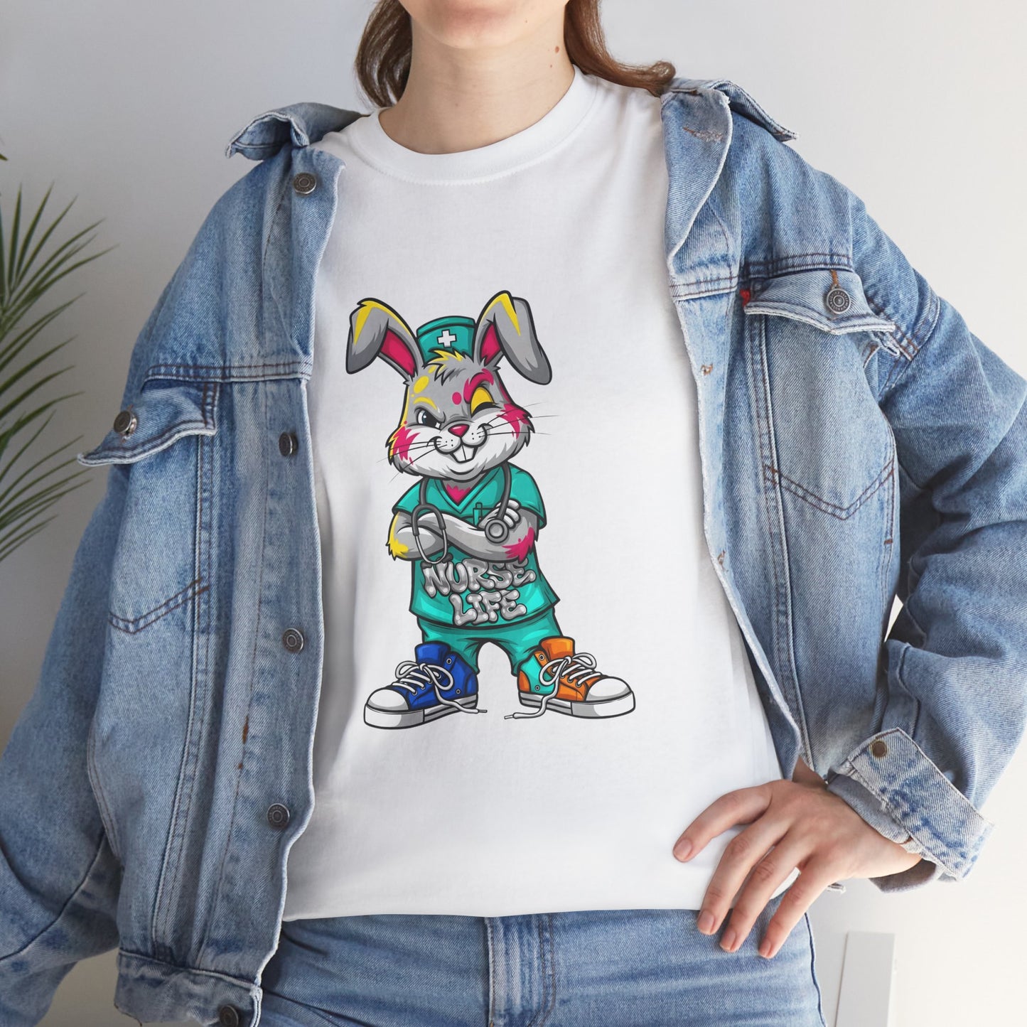 Easter Street Bunny T‑Shirt — Cool Graphic Bunny with "Always Be Kind" Tee