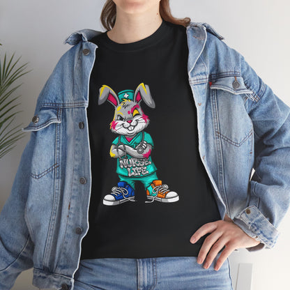 Easter Street Bunny T‑Shirt — Cool Graphic Bunny with "Always Be Kind" Tee