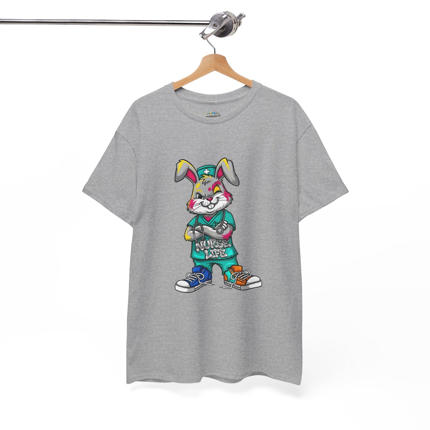 Easter Street Bunny T‑Shirt — Cool Graphic Bunny with "Always Be Kind" Tee