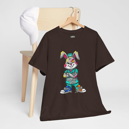Easter Street Bunny T‑Shirt — Cool Graphic Bunny with "Always Be Kind" Tee