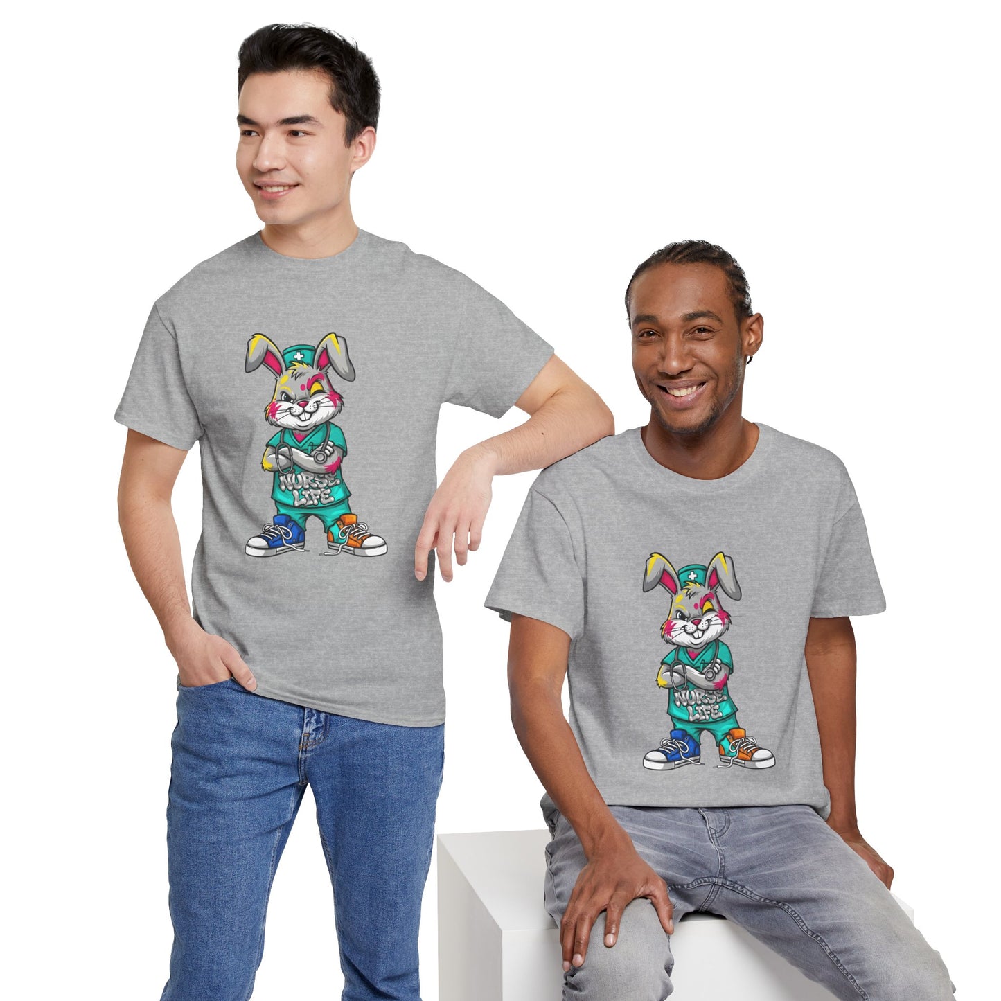 Easter Street Bunny T‑Shirt — Cool Graphic Bunny with "Always Be Kind" Tee