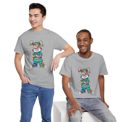 Easter Street Bunny T‑Shirt — Cool Graphic Bunny with "Always Be Kind" Tee