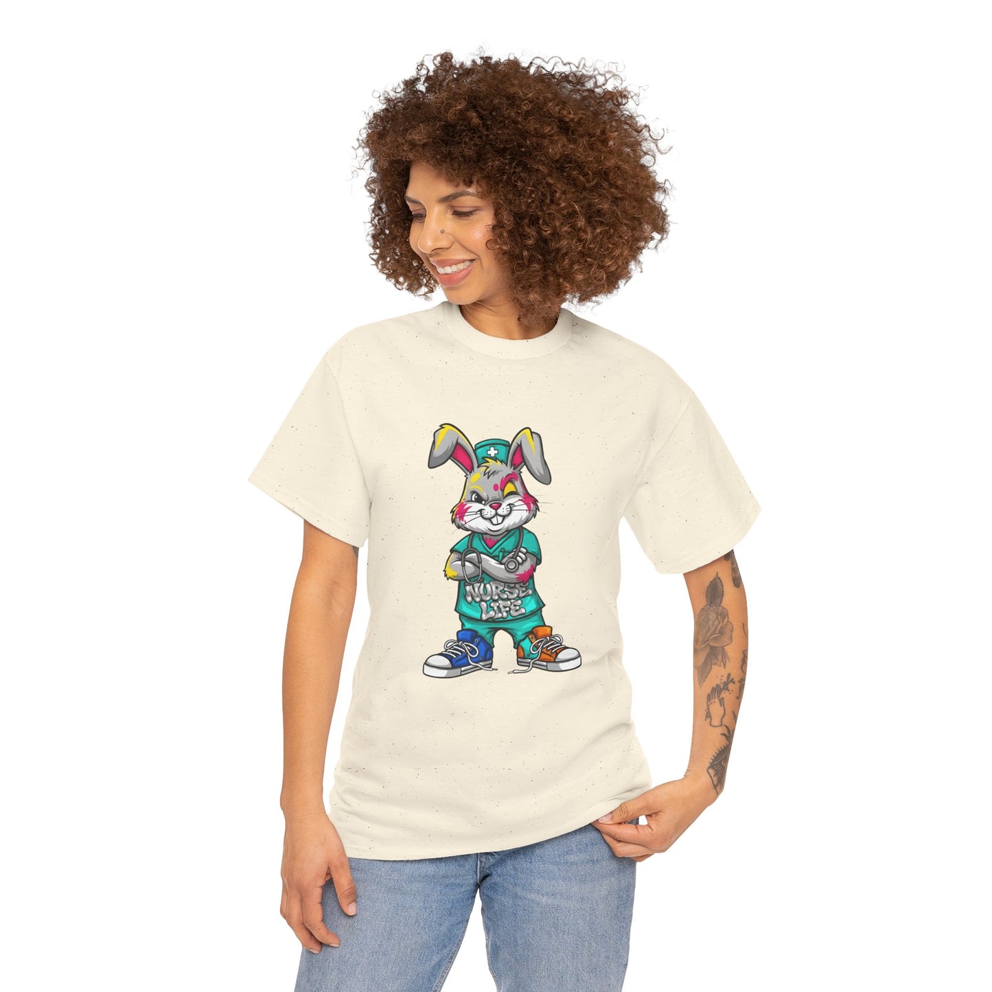 Easter Street Bunny T‑Shirt — Cool Graphic Bunny with "Always Be Kind" Tee