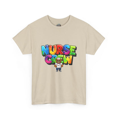 Nurse Crew Graphic Tee — Colorful Cartoon Nurse Appreciation Shirt