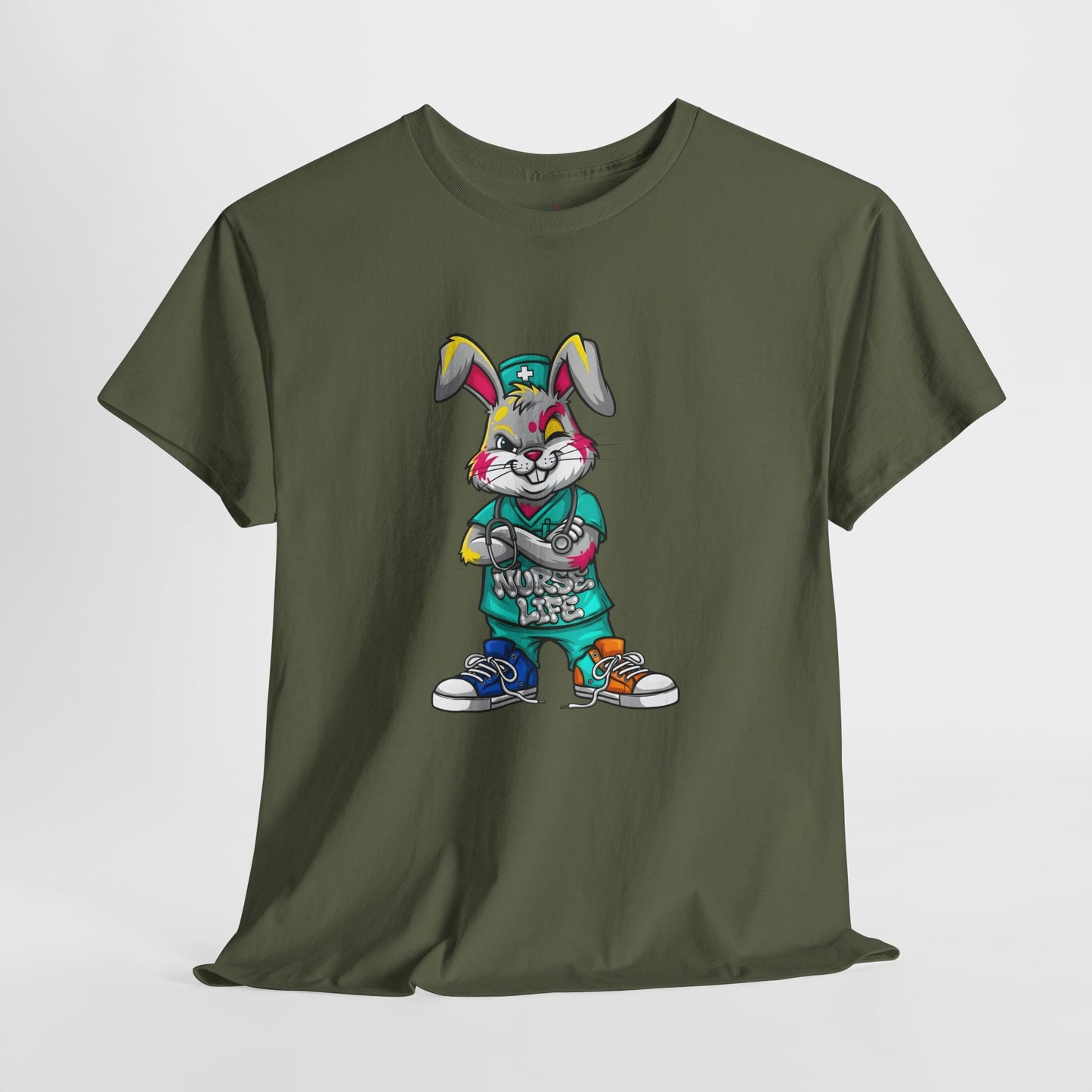 Easter Street Bunny T‑Shirt — Cool Graphic Bunny with "Always Be Kind" Tee