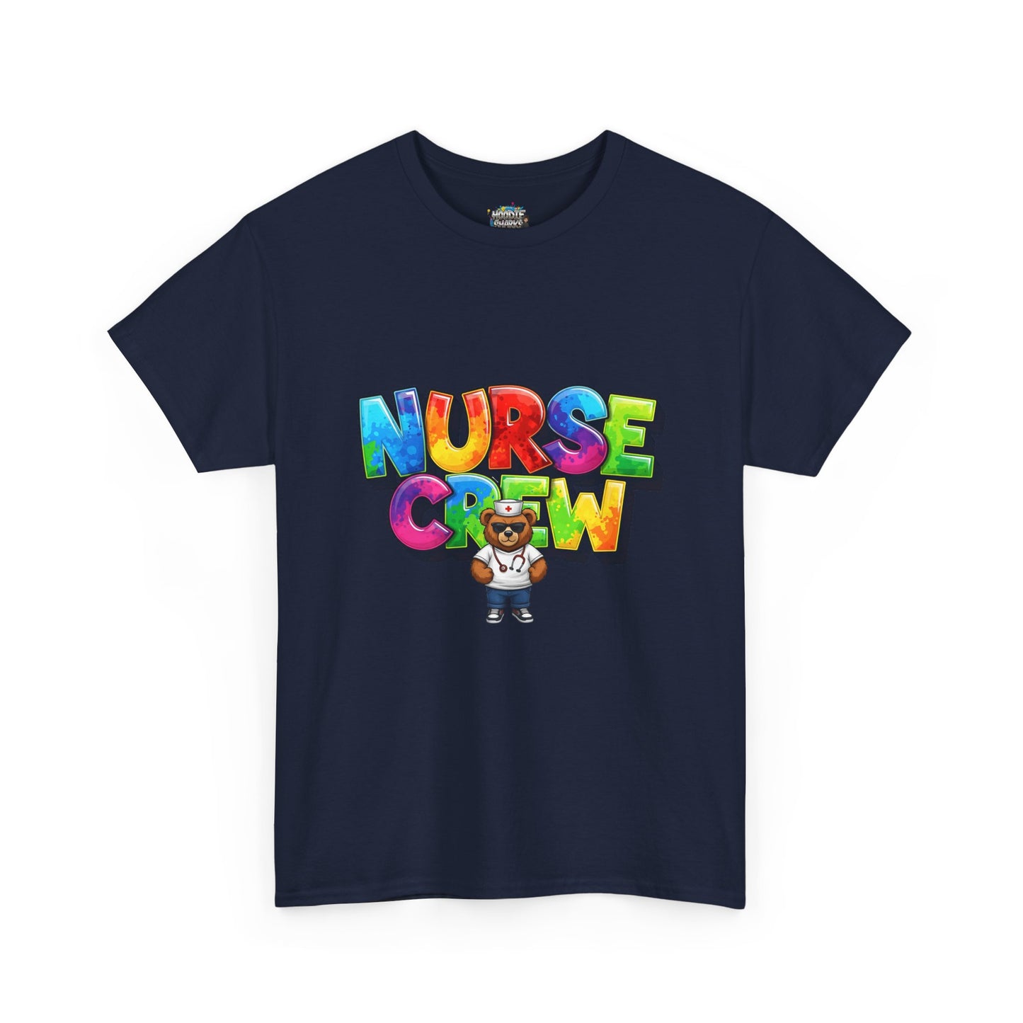 Nurse Crew Graphic Tee — Colorful Cartoon Nurse Appreciation Shirt