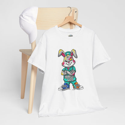 Easter Street Bunny T‑Shirt — Cool Graphic Bunny with "Always Be Kind" Tee