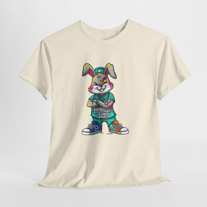 Easter Street Bunny T‑Shirt — Cool Graphic Bunny with "Always Be Kind" Tee